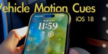 Vehicle Motion Cues iOS 18